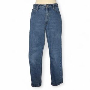 Abercrombie & Fitch Women’s Annie Boyfriend Fit Straight Blue Jeans